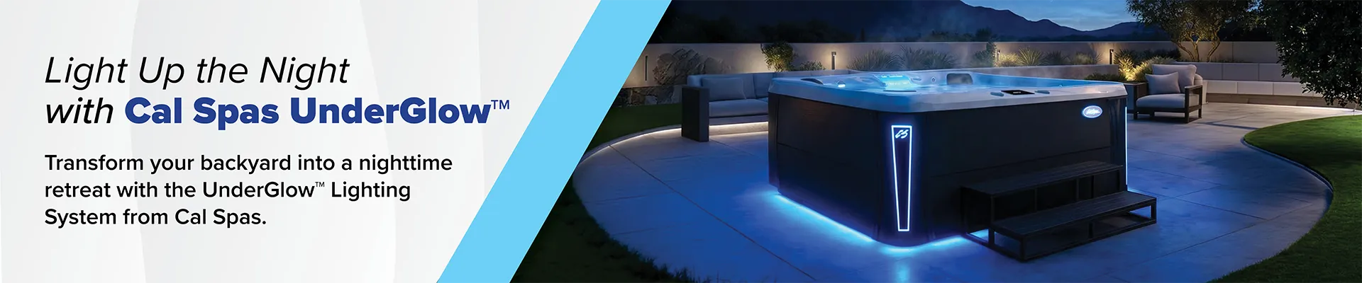 Calspas hot tub being used in a family setting - Lakeland